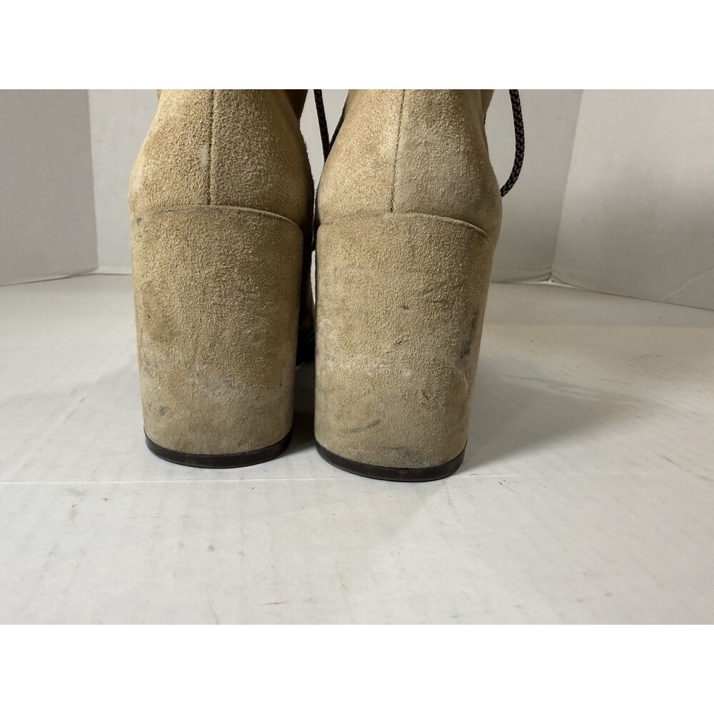 Stuart Weitzman Boots  Women's YUKON MOJAVE SUEDE Lace-up MRSP $545 Size 8.5 - Picture 5 of 16
